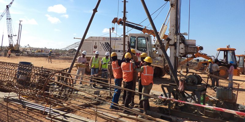 AESPL engineers on a field investigation